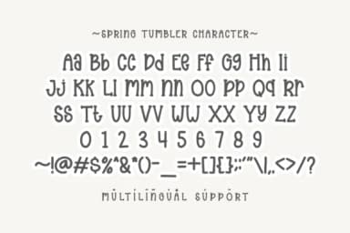 Spring Tumbler by CraftedType Studio — Slab Serif Font — thumbnail 3