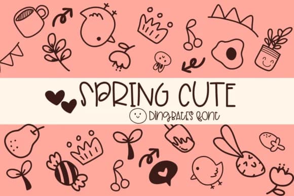 Springcute by Sirinart — Dingbats Font