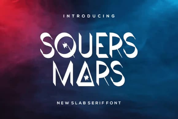 Squersmars by riotama85 — Slab Serif Font