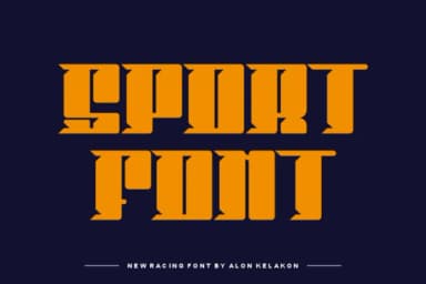 Squid Racing by alonkelakon — Slab Serif Font — thumbnail 2