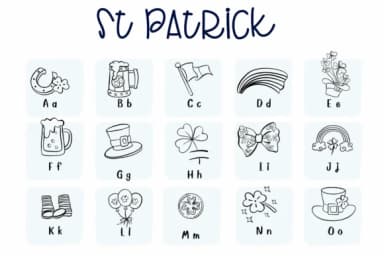 St Patrick by Sirinart — Dingbats Font — thumbnail 2