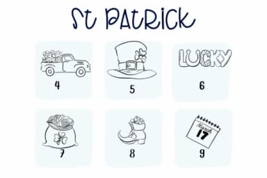 St Patrick by Sirinart — Dingbats Font — thumbnail 4