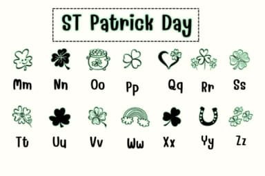 St Patrick Day by PraewDesigns — Dingbats Font — thumbnail 3
