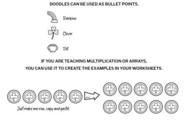 St Patrick Doodle by digitalplannerland — Dingbats Font — thumbnail 7