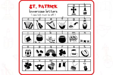 St. Patrick by WADLEN — Dingbats Font — thumbnail 3