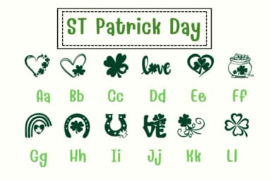 St Patricks Lucky by PraewDesigns — Dingbats Font — thumbnail 2