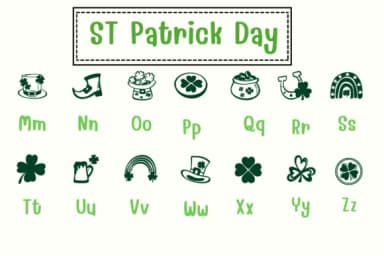 St Patricks Lucky by PraewDesigns — Dingbats Font — thumbnail 3