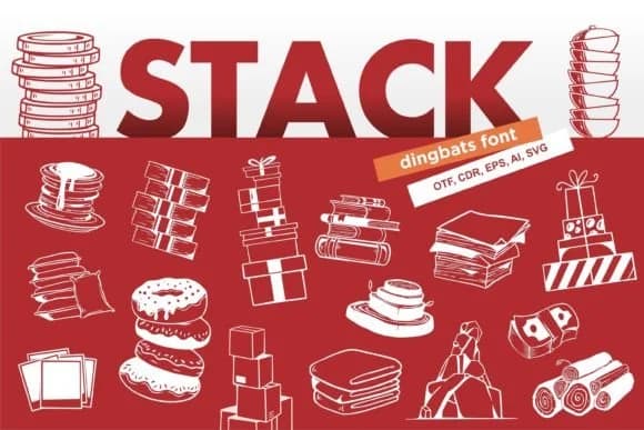 Stack by onoborgol — Dingbats Font