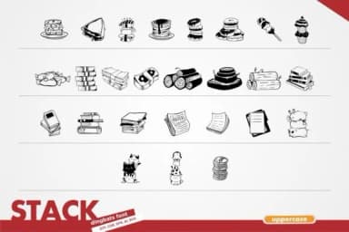 Stack by onoborgol — Dingbats Font — thumbnail 2