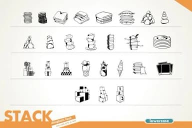 Stack by onoborgol — Dingbats Font — thumbnail 3