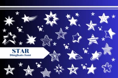 Star by Apiwat Type — Dingbats Font — thumbnail 1