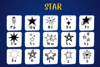 Star by CHANOK — Dingbats Font — thumbnail 3