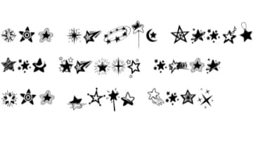 Star Club by Cheeky Witty Knocks — Dingbats Font — thumbnail 5