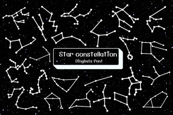 Star Constellation by Ketsarin — Dingbats Font