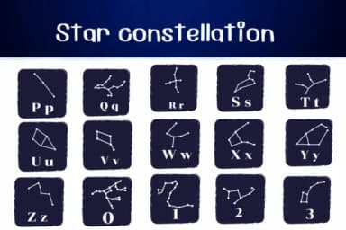 Star Constellation by Ketsarin — Dingbats Font — thumbnail 3