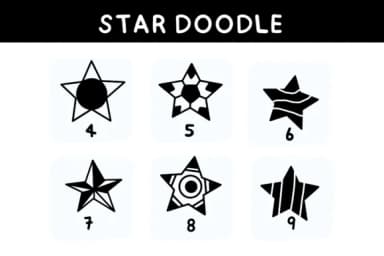Star Doodle by Bee piyanuch — Dingbats Font — thumbnail 7