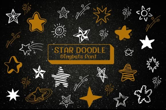 Star Doodle by Ketsarin — Dingbats Font