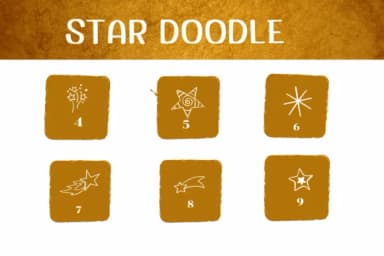 Star Doodle by Ketsarin — Dingbats Font — thumbnail 4