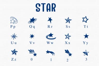 Star Font by Sontaya — Dingbats Font — thumbnail 3