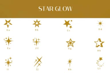 Star Glow by Heartcraft Atelier — Dingbats Font — thumbnail 2