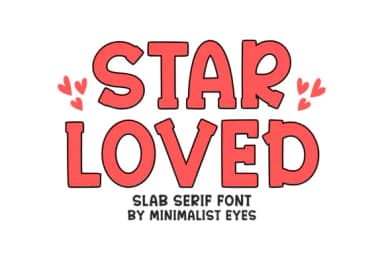 Star Loved by Minimalist Eyes — Slab Serif Font — thumbnail 1