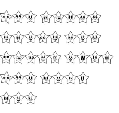 Star Retro by Sirinart — Dingbats Font — thumbnail 8