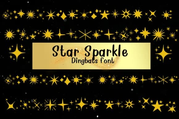 Star Sparkle by Nongyao — Dingbats Font