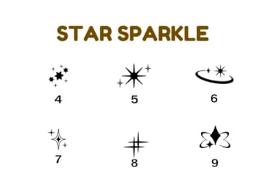 Star Sparkle by Nun Sukhwan — Dingbats Font — thumbnail 7