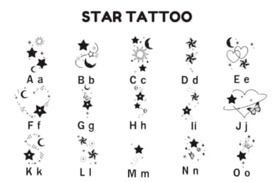 Star Tattoo by Nun Sukhwan — Dingbats Font — thumbnail 2