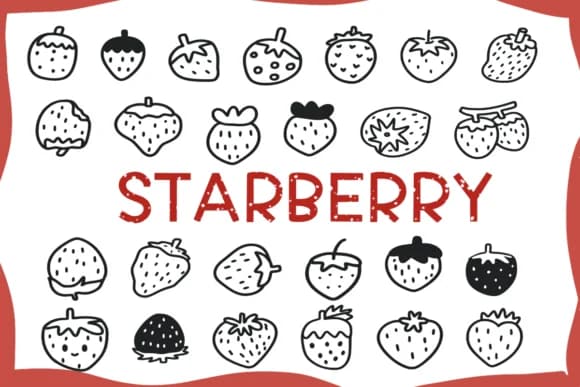 Starberry by Foam-Design Store — Dingbats Font