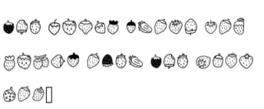 Starberry by Foam-Design Store — Dingbats Font — thumbnail 4