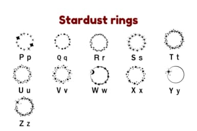 Stardust Rings by Nun Sukhwan — Dingbats Font — thumbnail 3