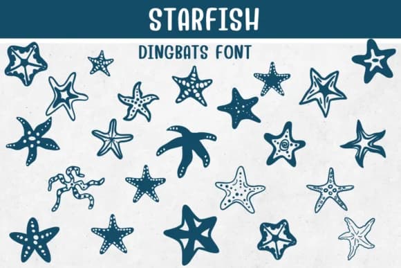 Starfish by Sontaya — Dingbats Font