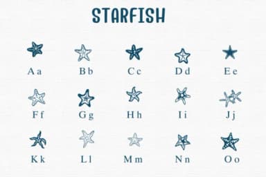 Starfish by Sontaya — Dingbats Font — thumbnail 2