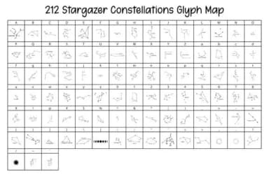 Stargazer Constellations by 212 Fonts — Dingbats Font — thumbnail 5