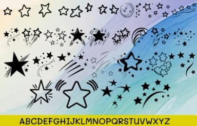 Stars by MOMAT THIRTYONE — Dingbats Font — thumbnail 2