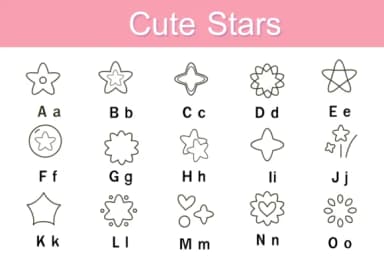 Stars by Kedner Kreations — Dingbats Font — thumbnail 2