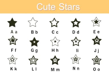 Stars by Nun Sukhwan — Dingbats Font — thumbnail 2