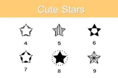 Stars by Nun Sukhwan — Dingbats Font — thumbnail 4