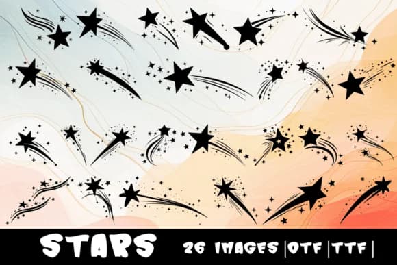 Stars by MOMAT THIRTYONE — Dingbats Font
