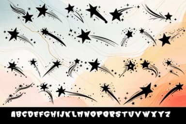 Stars by MOMAT THIRTYONE — Dingbats Font — thumbnail 2