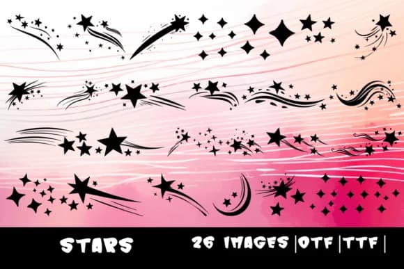 Stars by MOMAT THIRTYONE — Dingbats Font