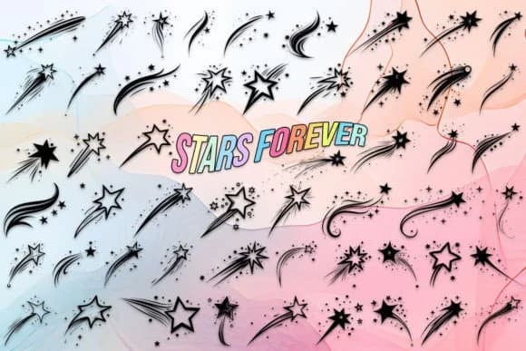 Stars Forever by MOMAT THIRTYONE — Dingbats Font