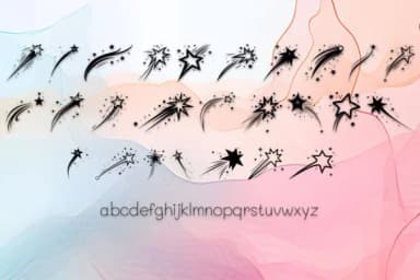 Stars Forever by MOMAT THIRTYONE — Dingbats Font — thumbnail 3