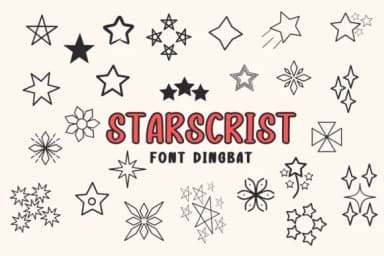 Starscrist by Eystore — Dingbats Font — thumbnail 1