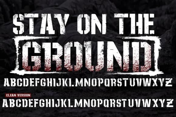 Stay on the Ground by CconceptLab Digitals — Slab Serif Font