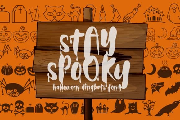 Stay Spooky by Dani (7NTypes) — Dingbats Font