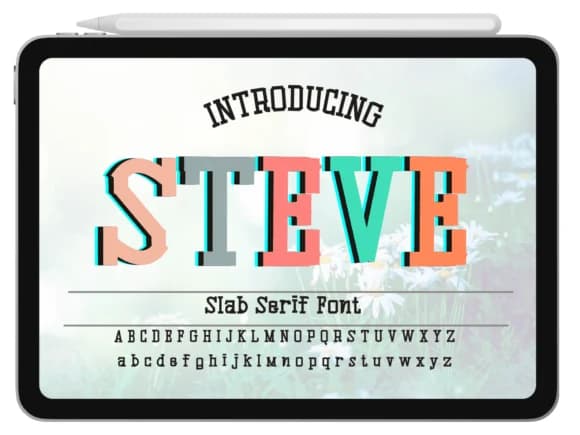 Steve by Pukka De — Slab Serif Font