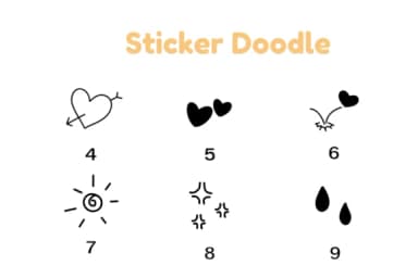 Sticker Doodle by Nun Sukhwan — Dingbats Font — thumbnail 4
