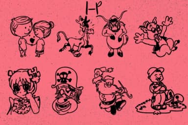 Stickers by Minimalistartstudio — Dingbats Font — thumbnail 3